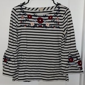 J.Crew Striped Top